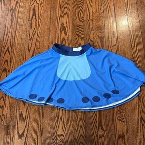 Stitch inspired athletic skirt. Size small